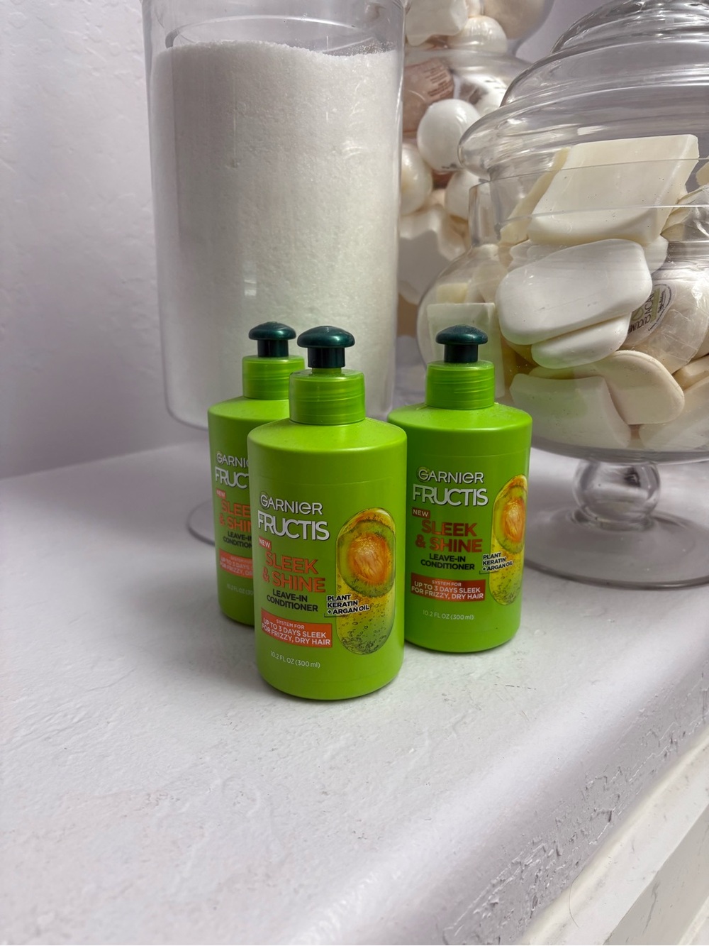 3 NEW Garnier Fructis Leave-In Conditioner